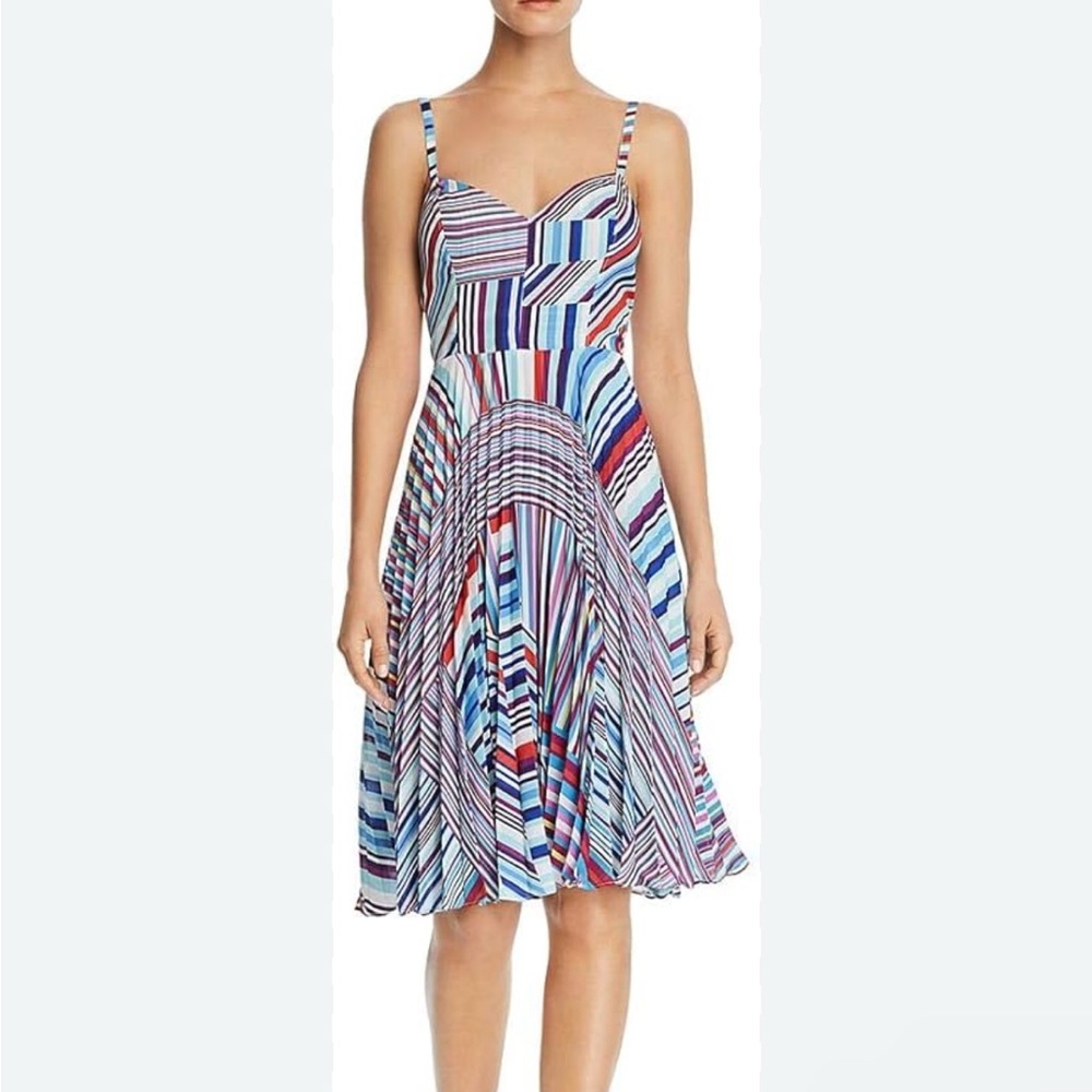 Parker Magna Colorful Striped Women's Dress